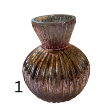 Load image into Gallery viewer, Rose Gold Mercury Glass Vases, buy shabby chic homewares at Vivre, Nelson, NZ