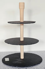 Load image into Gallery viewer, 3 Layer Slate Cake Holder