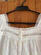Load image into Gallery viewer, Lace Night Dress Small White