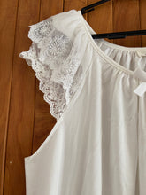 Load image into Gallery viewer, Lace Night Dress XL White