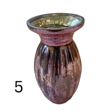Load image into Gallery viewer, Rose Gold Mercury Glass Vases, buy shabby chic homewares at Vivre, Nelson, NZ