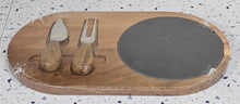 Load image into Gallery viewer, Acacia Wood Cheese Board Set Image 2
