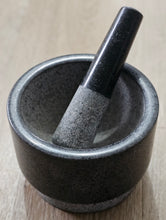 Load image into Gallery viewer, Granite Mortar & Pestle Black