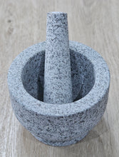 Load image into Gallery viewer, Granite Mortar & Pestle Grey