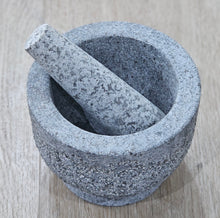 Load image into Gallery viewer, Granite Mortar & Pestle Grey