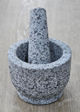 Load image into Gallery viewer, Granite Mortar & Pestle Grey