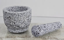 Load image into Gallery viewer, Granite Mortar & Pestle Grey