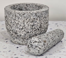 Load image into Gallery viewer, Granite Mortar & Pestle Grey