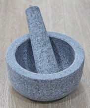 Load image into Gallery viewer, Granite Mortar & Pestle Grey