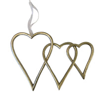 Load image into Gallery viewer, Hearts shabby chic, wooden, metal, ceramic, colourful, floral, buy now at Vivre, Nelson, NZ