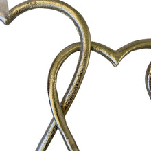 Load image into Gallery viewer, Hearts shabby chic, wooden, metal, ceramic, colourful, floral, buy now at Vivre, Nelson, NZ