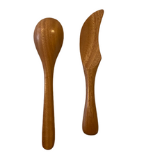 Load image into Gallery viewer, Neem Wooden Knife and Spoon Set