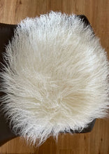 Load image into Gallery viewer, Tibetan Lamb Seat Cover White/Ivory