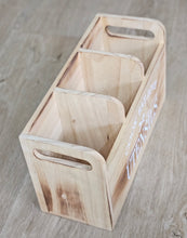 Load image into Gallery viewer, photo 4 of Wooden Utensil Holder - 4-Compartment Organizer