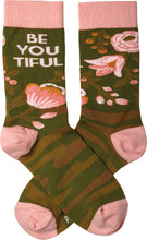 Load image into Gallery viewer, Be You Tiful Camouflage Socks
