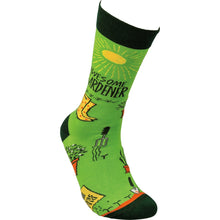 Load image into Gallery viewer, Fun funky socks, knee high and crew, for when you want socks with attitude, buy now at Vivre, Nelson, NZ. Great practical and attractive gift idea.