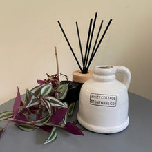 Load image into Gallery viewer, White Cottage Stoneware Jug