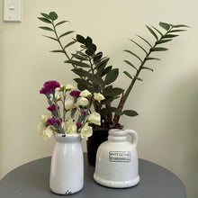 Load image into Gallery viewer, White Milk Bottle Vase
