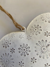 Load image into Gallery viewer, White Flower Hanging Heart, buy now at Vivre, Nelson, NZ