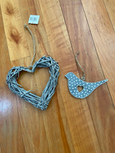 Load image into Gallery viewer, Hanging Bird with Hearts