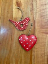 Load image into Gallery viewer, Hanging Bird with Hearts