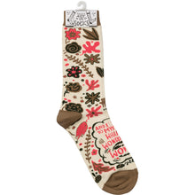 Load image into Gallery viewer, Fun funky socks, knee high and crew, for when you want socks with attitude, buy now at Vivre, Nelson, NZ. Great practical and attractive gift idea.