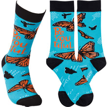 Load image into Gallery viewer, Fun funky socks, knee high and crew, for when you want socks with attitude, buy now at Vivre, Nelson, NZ. Great practical and attractive gift idea.