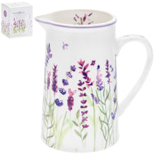 Load image into Gallery viewer, Lavender Fine China Jug, buy now at Vivre, Nelson, NZ, lavender socks, spoon rests, mugs