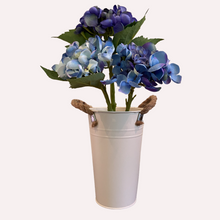 Load image into Gallery viewer, Shabby chic country styled bucket vase, buy now at Vivre, Nelson, NZ