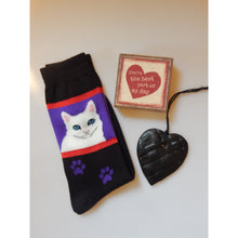 Load image into Gallery viewer, White Cat Socks
