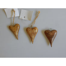 Load image into Gallery viewer, Mini tapered chunky wooden heart, buy now at Vivre, Nelson, NZ