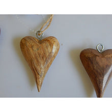 Load image into Gallery viewer, Mini tapered chunky wooden heart, buy now at Vivre, Nelson, NZ
