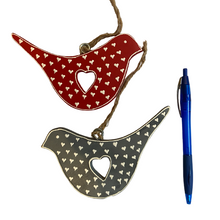 Load image into Gallery viewer, Hanging Bird with Hearts