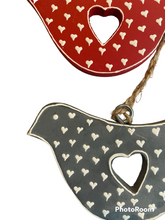 Load image into Gallery viewer, Hanging Bird with Hearts