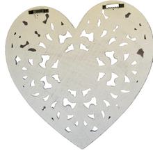 Load image into Gallery viewer, White Heart Wall Plaque buy now at Vivre, Nelson, NZ