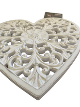 Load image into Gallery viewer, White Heart Wall Plaque buy now at Vivre, Nelson, NZ