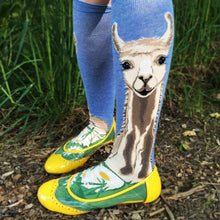 Load image into Gallery viewer, Fun, funky socks in knee high and crew, fabulous styles buy now at Vivre, Nelson, NZ. Sloths, strawberries, poppies, and more
