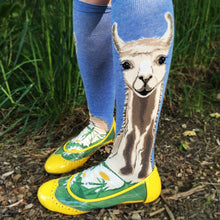 Load image into Gallery viewer, Fun, funky socks in knee high and crew, fabulous styles buy now at Vivre, Nelson, NZ. Sloths, strawberries, poppies, and more
