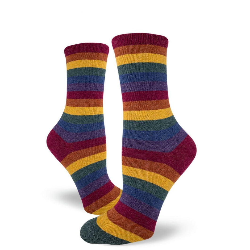 Rainbow Crew Socks