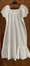 Load image into Gallery viewer, Lace Night Dress Medium White
