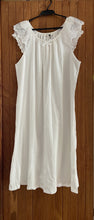 Load image into Gallery viewer, Lace Night Dress XL White
