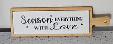 Load image into Gallery viewer, product photo 2 of Bamboo Serving Tray with Porcelain Message Inlay

