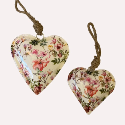 hanging floral hearts buy now at Vivre, Nelson NZ