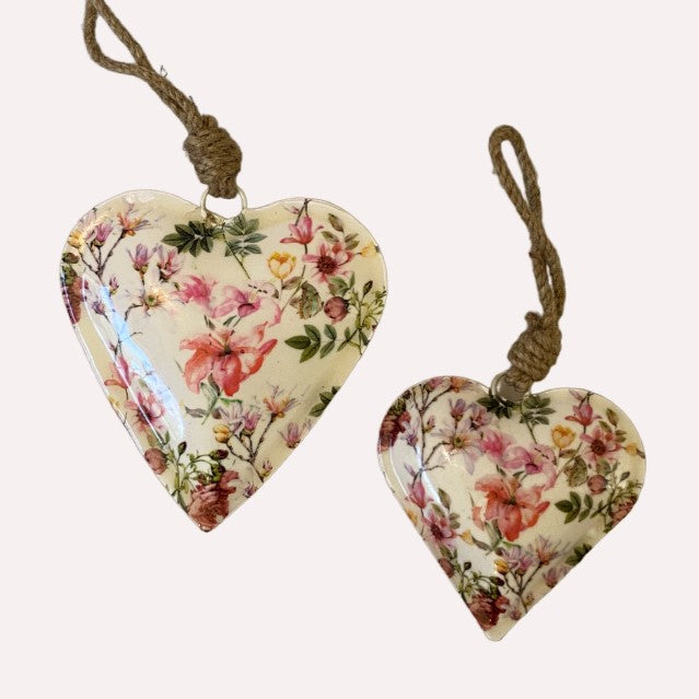 hanging floral hearts buy now at Vivre, Nelson NZ