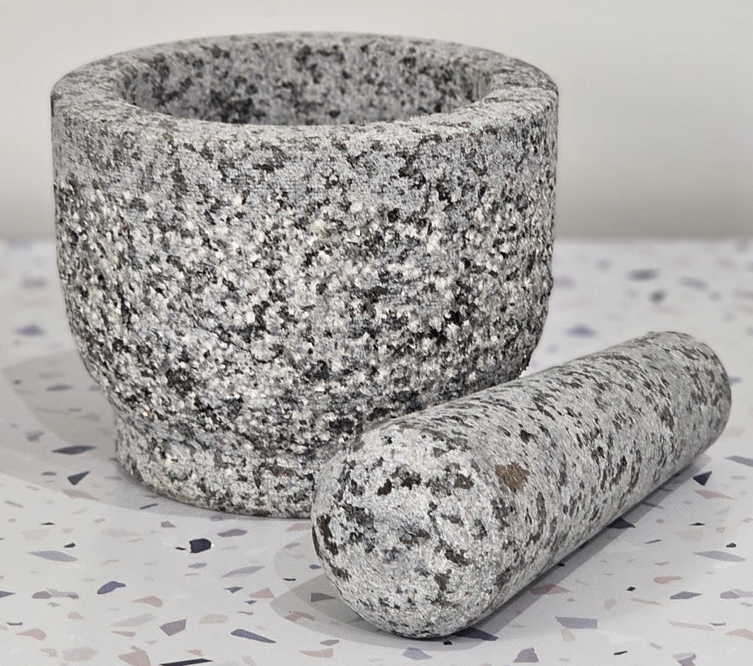 Granite Mortar & Pestle Grey