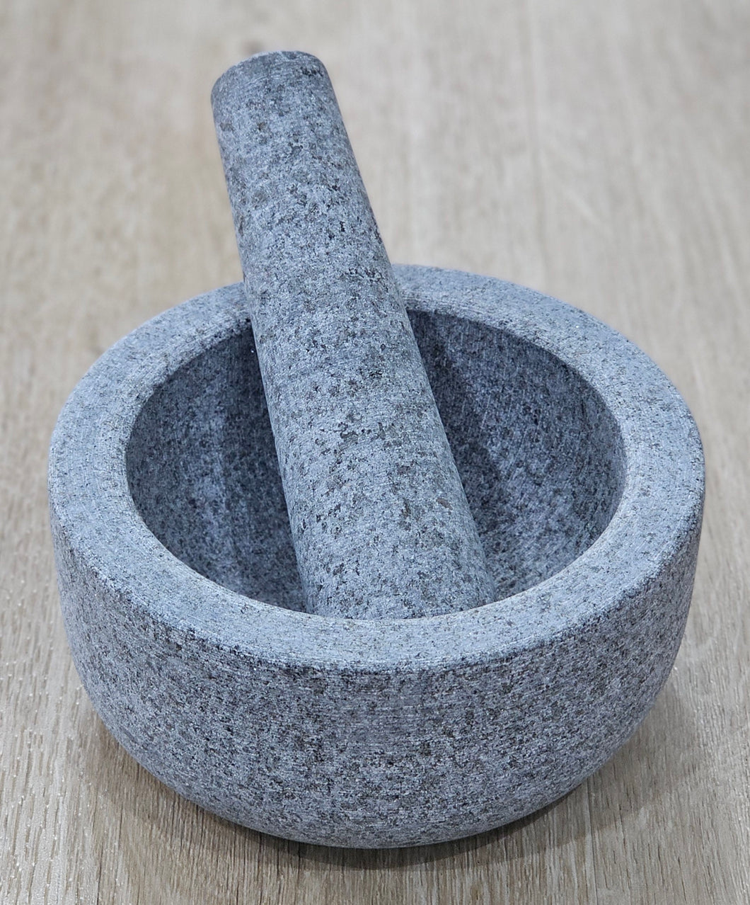 Granite Mortar & Pestle Grey