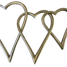 Load image into Gallery viewer, silver intertwined 3 hanging hearts, buy now at Vivre, Nelson, NZ
