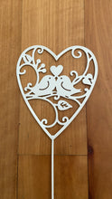Load image into Gallery viewer, Love Birds Garden Stake

