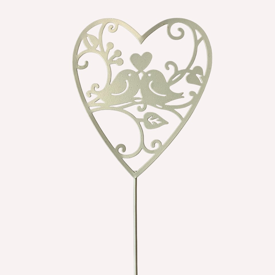 Love Birds Garden Stake