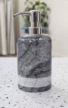 Load image into Gallery viewer, Marble Bathroom Bottle Black
